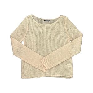 brandy melville light pink knit long sleeve sweater